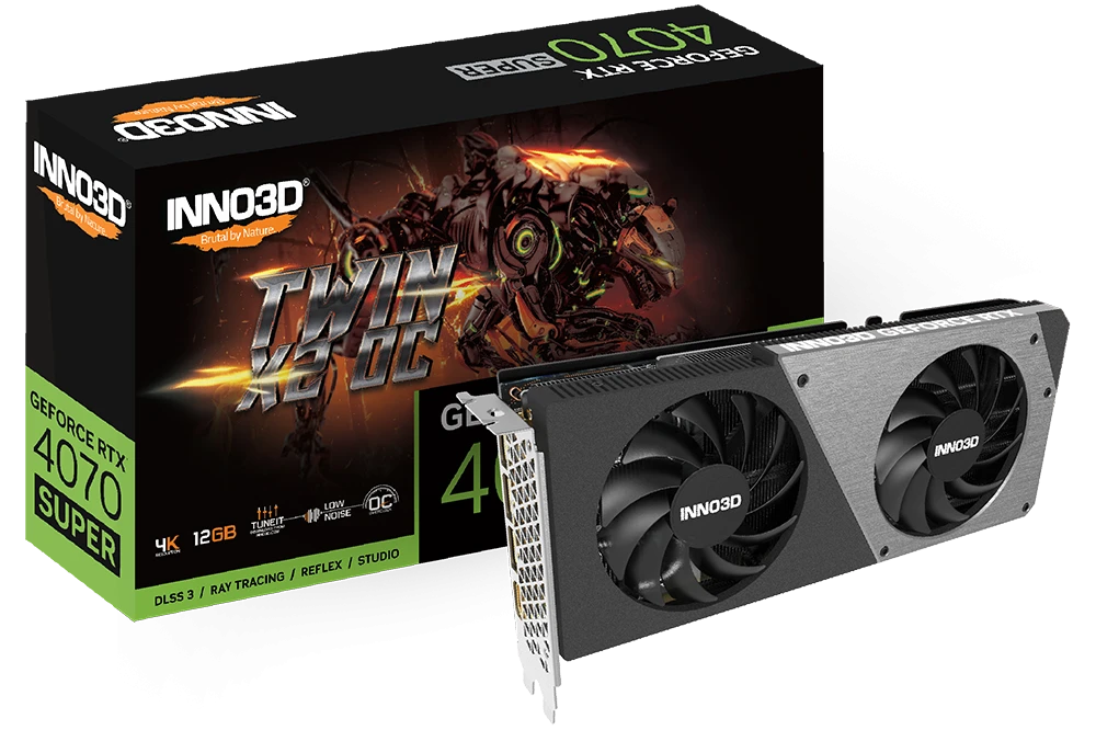 INNO3D GeForce RTX 4070 SUPER TWIN X2 OC
